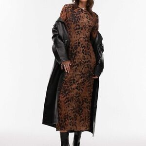 Topshop Bambi Crinkle Dress